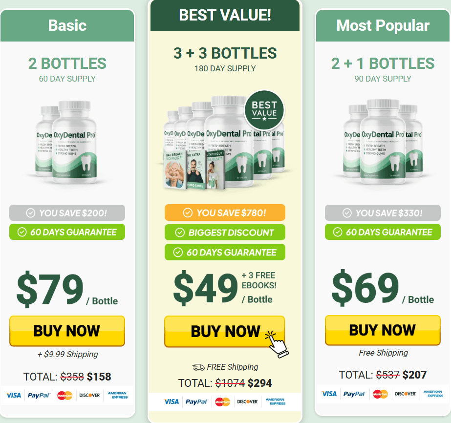 Oxydental Pro-Order Page
